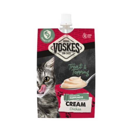 VOSKES CREAM WITH CHICKEN 90G (15) / KREM DLA KOTA Z KURCZAKIEM